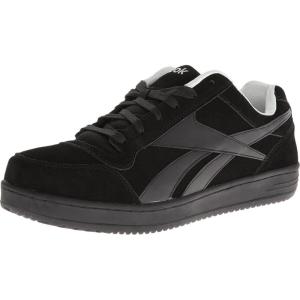 imageReebok Work Mens RB1910 Skateboard Work Shoe Black RB1920 Soyay Safety ToeBlacksuede