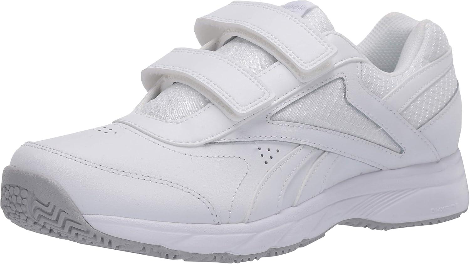 imageReebok Mens Work N Cushion 40 ShoeWhiteCold GreyWhite