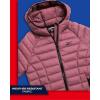 imageReebok Women Jacket  Packable Quilted Puffer Coat  Casual Jacket for Women SXLRose Pink