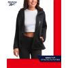 imageReebok Womens Jacket  Active Performance Fleece Lined Softshell Jacket with Hood  Lightweight Jackets for Women S3XBlack
