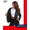 imageReebok Womens Jacket  Active Performance Fleece Lined Softshell Jacket with Hood  Lightweight Jackets for Women S3XBlack