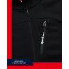 imageReebok Womens Jacket  Active Performance Fleece Lined Softshell Jacket with Hood  Lightweight Jackets for Women S3XBlack