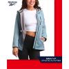 imageReebok Womens Jacket  Active Performance Fleece Lined Softshell Jacket with Hood  Lightweight Jackets for Women S3XBlue Slate