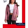 imageReebok Womens Jacket  Active Performance Fleece Lined Softshell Jacket with Hood  Lightweight Jackets for Women S3XDark Dusty Rose