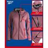 imageReebok Womens Jacket  Active Performance Fleece Lined Softshell Jacket with Hood  Lightweight Jackets for Women S3XDark Dusty Rose