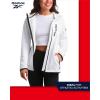imageReebok Womens Jacket  Active Performance Fleece Lined Softshell Jacket with Hood  Lightweight Jackets for Women S3XWhite