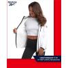 imageReebok Womens Jacket  Active Performance Fleece Lined Softshell Jacket with Hood  Lightweight Jackets for Women S3XWhite