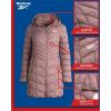 imageReebok Womens Winter Jacket  Long Length Quilted Puffer Parka  Heavyweight Outerwear Coat for Women SXLDusty Rose Pink