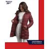 imageReebok Womens Winter Jacket  Long Length Quilted Puffer Parka  Heavyweight Outerwear Coat for Women SXLMaroon