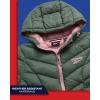 imageReebok Womens Winter Jacket  Long Length Quilted Puffer Parka  Heavyweight Outerwear Coat for Women SXLSage Green