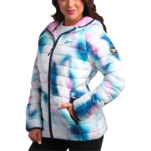 imageReebok Women Jacket  Packable Quilted Puffer Coat  Casual Jacket for Women SXLCandy Print