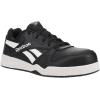imageReebok Mens Bb4500 Safety Toe High Top Work SneakerBlackWhite