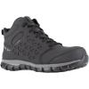 imageReebok Mens Rb4060 Sublite Cushion Work Safety Athletic Mid Cut Composite Toe Shoe Black and GrayBlack