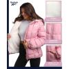 imageReebok Womens Winter Jacket  Heavyweight Quilted Puffer Parka Coat  Sherpa Lined Ski Jacket for Women SXLMauve