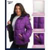 imageReebok Womens Winter Jacket  Heavyweight Quilted Puffer Parka Coat  Sherpa Lined Ski Jacket for Women SXLPurple