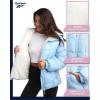 imageReebok Womens Winter Jacket  Heavyweight Quilted Puffer Parka Coat  Sherpa Lined Ski Jacket for Women SXLSoft Blue