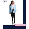 imageReebok Womens Winter Jacket  Heavyweight Quilted Puffer Parka Coat  Sherpa Lined Ski Jacket for Women SXLSoft Blue