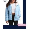 imageReebok Womens Winter Jacket  Heavyweight Quilted Puffer Parka Coat  Sherpa Lined Ski Jacket for Women SXLSoft Blue
