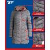 imageReebok Womens Winter Jacket  Long Length Quilted Puffer Parka  Heavyweight Outerwear Coat for Women SXLMed Grey