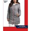 imageReebok Womens Winter Jacket  Long Length Quilted Puffer Parka  Heavyweight Outerwear Coat for Women SXLMed Grey