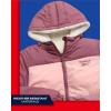 imageReebok Womens Winter Jacket  Reversible Quilted Puffer Coat with Sherpa Fleece Lining  Reversible Jacket for Women SXLDark Dusty Rose