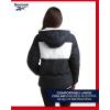 imageReebok Womens Winter Jacket  Reversible Quilted Puffer Coat with Sherpa Fleece Lining  Reversible Jacket for Women SXLJet Black