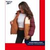 imageReebok Womens Winter Jacket  Reversible Quilted Puffer Coat with Sherpa Fleece Lining  Reversible Jacket for Women SXLMaroon