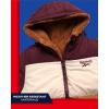 imageReebok Womens Winter Jacket  Reversible Quilted Puffer Coat with Sherpa Fleece Lining  Reversible Jacket for Women SXLMaroon