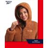 imageReebok Womens Winter Jacket  Reversible Quilted Puffer Coat with Sherpa Fleece Lining  Reversible Jacket for Women SXLMaroon