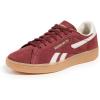 imageReebok UnisexAdult Club C Grounds UK SneakerRich MaroonMoonstoneReebok Brass