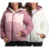 imageReebok Womens Winter Jacket  Reversible Quilted Puffer Coat with Sherpa Fleece Lining  Reversible Jacket for Women SXLDark Dusty Rose