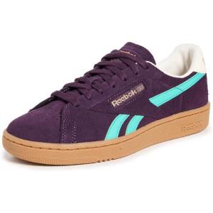 imageReebok UnisexAdult Club C Grounds UK SneakerMidnight PlumUnleashed GreenBlack