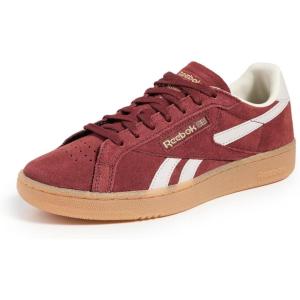 imageReebok UnisexAdult Club C Grounds UK SneakerRich MaroonMoonstoneReebok Brass