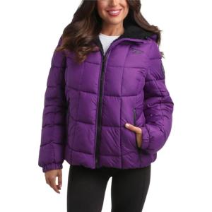 imageReebok Womens Winter Jacket  Heavyweight Quilted Puffer Parka Coat  Sherpa Lined Ski Jacket for Women SXLPurple