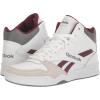 imageReebok Mens Royal Bb4500 Hi2 SneakersWhiteClassic MaroonPure Grey