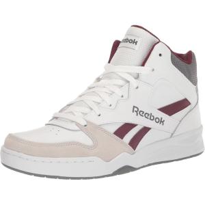 imageReebok Mens Royal Bb4500 Hi2 SneakersWhiteClassic MaroonPure Grey