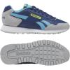 imageReebok Unisexs Glide SneakerUniform BlueBold CyanAcid Yellow