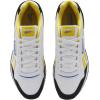 imageReebok Unisexs Glide SneakerWhiteClassic YellowVector Red