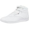 imageReebok Womens Freestyle Hi High Top SneakerWhiteSilver 2