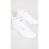 imageReebok Womens Freestyle Hi High Top SneakerWhiteSilver