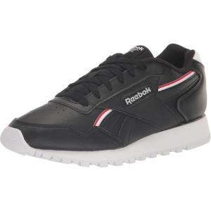 imageReebok Unisexs Glide SneakerVeganBlackWhiteVector Red
