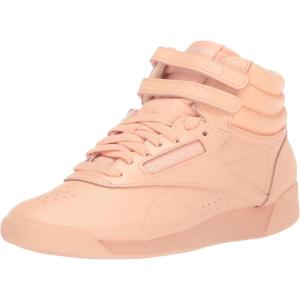 imageReebok Womens Freestyle Hi High Top SneakerAura OrangeAlabasterAlabaster
