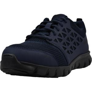 imageReebok Mens Rb4041 Sublite Cushion Safety Toe Athletic Work Shoe BlackBlue