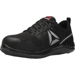 imageReebok Mens Rb4250 Zprint Safety Steel Toe Athletic Work Shoe Navy Red and GreyBlack