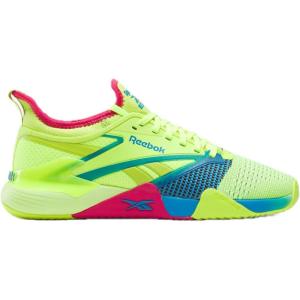 imageReebok UnisexAdult Nano Court SneakerDigital LimeAquaBold Pink