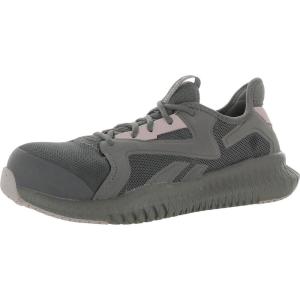 imageReebok Work Womens Flexagon 30 Safety Toe Athletic Work ShoeGreyPink