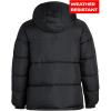 imageReebok Mens Puffer Jacket  Heavyweight Quilted Puffer Coat with Wide Hood  Weather Resistant Ski Jacket for Men MXXLBlack