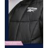 imageReebok Womens Winter Jacket  Heavyweight Quilted Puffer Parka Coat  Sherpa Lined Ski Jacket for Women SXLJet Black