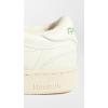 imageReebok Womens Club C 85ChalkGlen GreenPaperwhiteExcellent Red