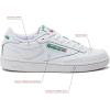 imageReebok Womens Club C 85Ftwr WhiteFtwr WhiteGoldmt